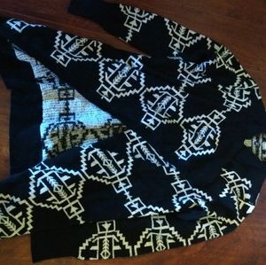 Black & White Aztec Cardigan